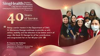 🏥 💊SingHealth Doctors & Dentists Long Service Award 2023 - 40 Years of Service 🏥