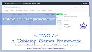 TAG: Implementing Dots & Boxes