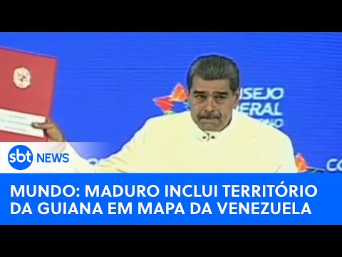 Mundo: Maduro inclui território da Guiana em novo mapa da Venezuela; e mais 