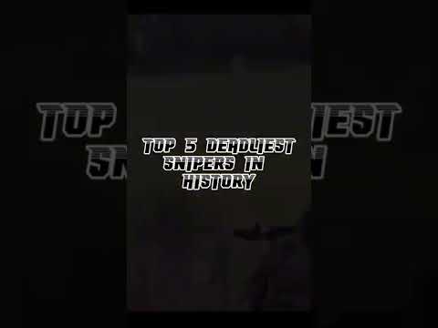 Top 5 deadliest snipers in history #shorts #country #history #viral #capcut