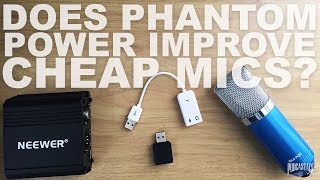 Does Phantom Power Improve Your Condenser Mics Audio Youtube