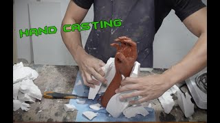 Como hacer una casting de manos