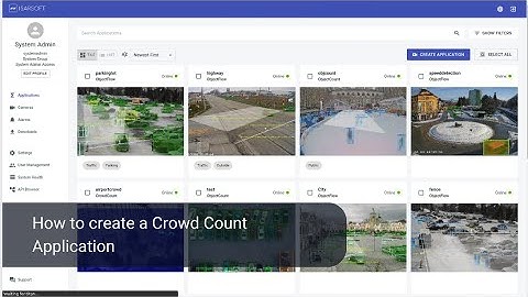 Isarsoft Perception | How to Create a Crowd Count Application