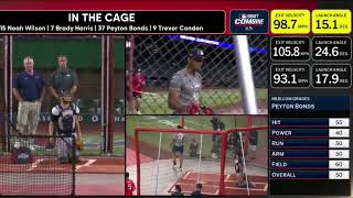 Peyton Bonds Takes Batting Practice at the 2026 MLB Draft Combine!