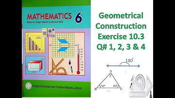 Exercise 10.3 Il Class 6 Il Maths PTB II Geometry II  straight angle II Triangles II PTB