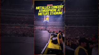 METALLICA CONCERT ATMOSPHERE AT METLIFE STADIUM #metallica #liveconcert #music #metal #shorts