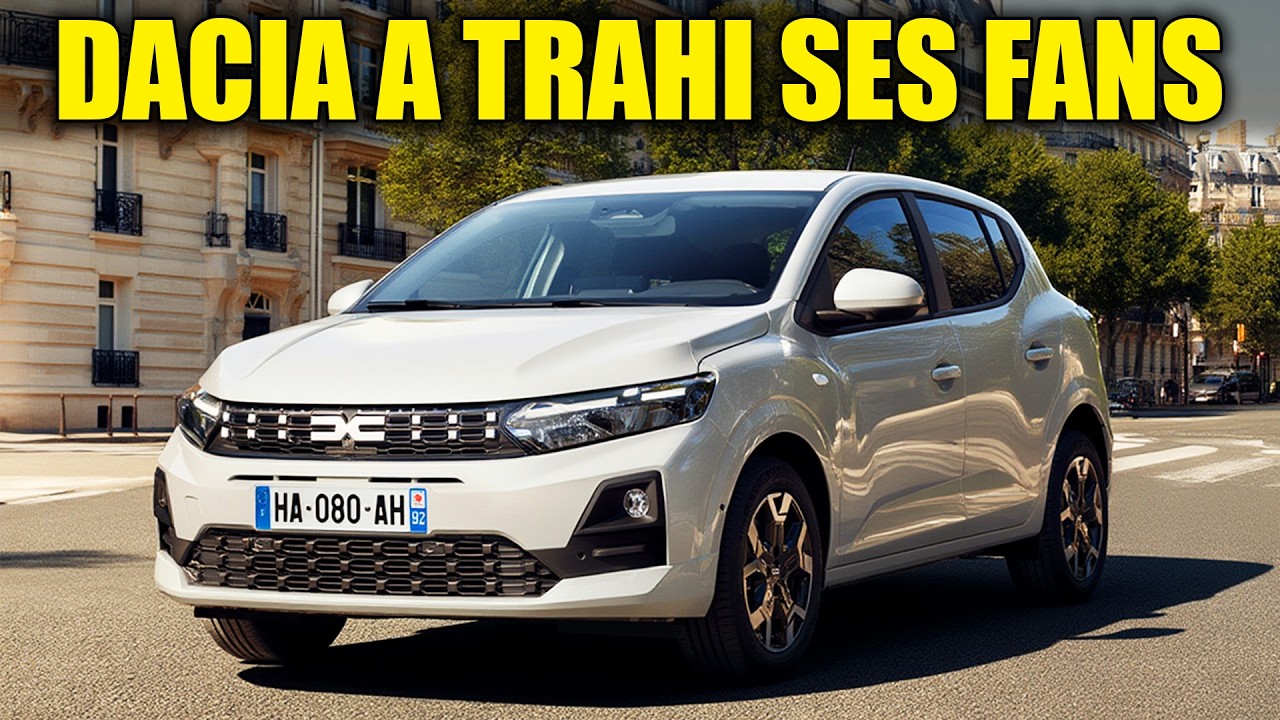 Dacia n'est plus la voiture du peuple. Plus personne ne veut de la Sandero et du Duster.