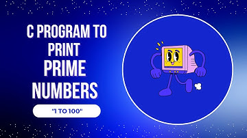 "C Program to Print Prime Numbers from 1 to 100"