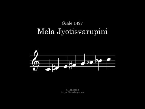 Scale 1497 Mela Jyotisvarupini