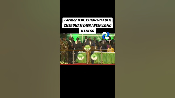 Former IEBC chair wafula chebukati dies #ytshorts  #chebukati #wafulachebukati #shorts #shortvideo