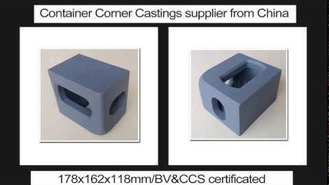 High quality container corner castings with BV&CCS certificated