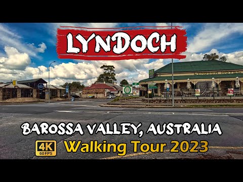 Lyndoch, Barossa Valley, South Australia, Walking Tour [4k-60fps] 🇦🇺 🦘