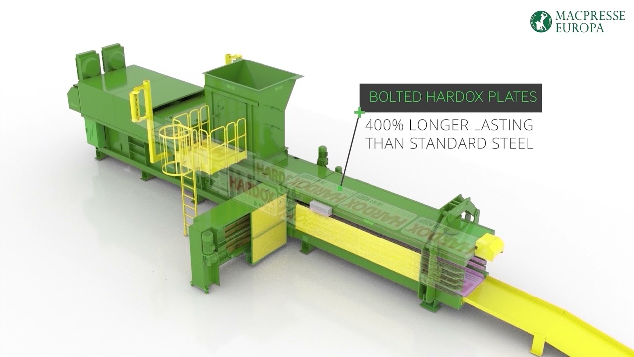 Macpresse Mac 112 XL MSW Bale fill - Vietnam