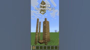Illegal Scaffolding!! #shorts #minecraft #minecraftglitches #minecraftshorts #fyp