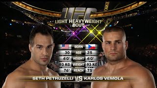 UFC Karlos “Terminátor” Vémola vs Seth Petruzelli FULL FIGHT