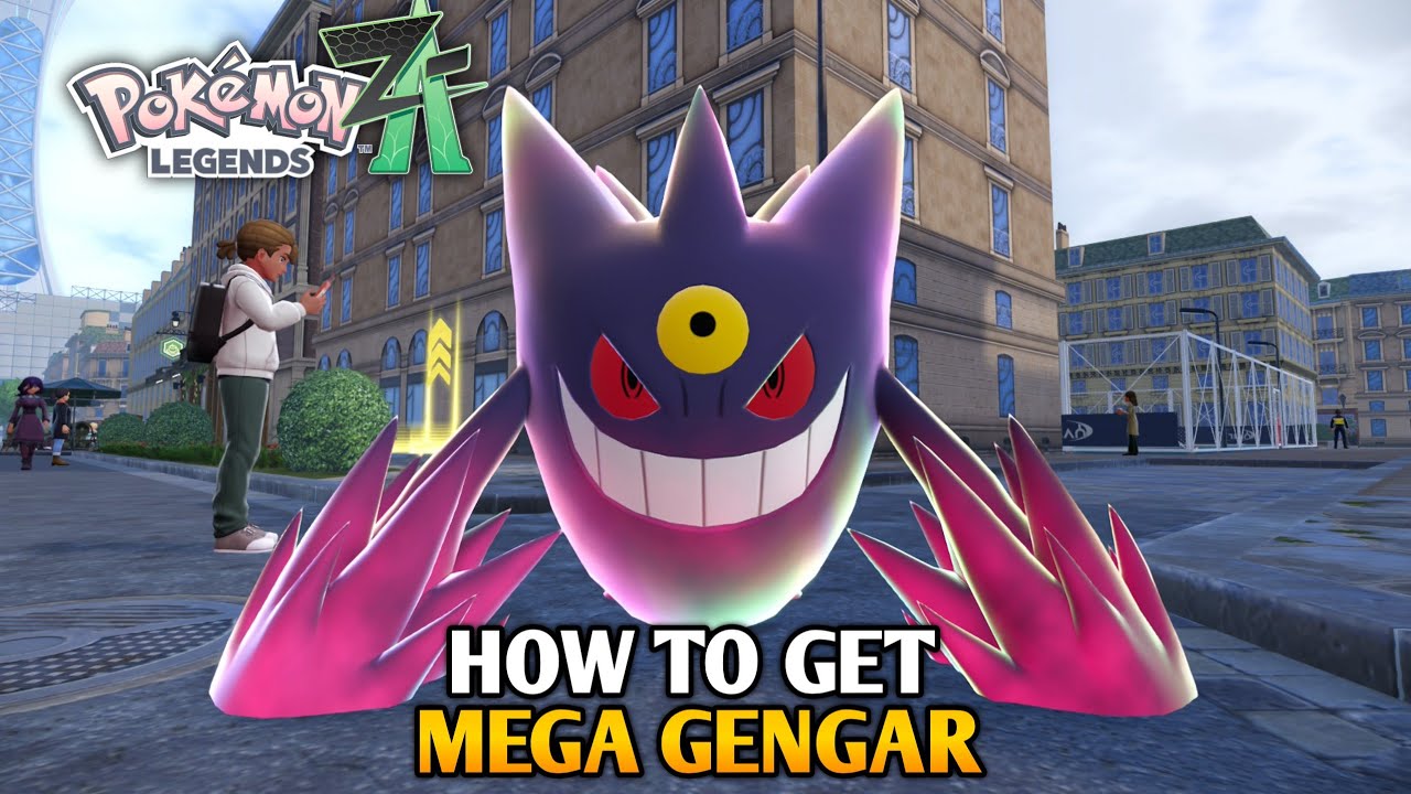 How To Get Mega Gengar In Pokemon Legends ZA -  Gengarite Mega Stone Location