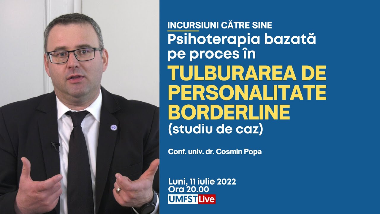 Psihoterapia bazată pe proces în tulburarea de personalitate borderline - prezentare de caz