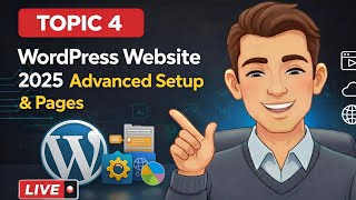 WordPress Website 2025 (LIVE) – Advanced Setup, Pages & Pro SEO Guide | Topic 4