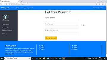 24 Change Password Using Django Templates