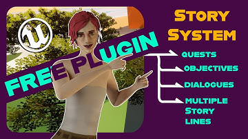 Free ALPHA UE4 & UE5 Plugin: Story System with Quests, Objectives, Dialogues & Multiple Story Lines!
