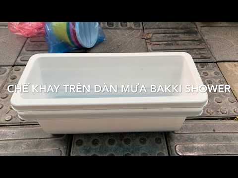 Video DIY - Chế khay trên dàn mưa Bakki Shower - youtube