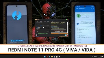 TUTORIAL FLASH TWRP 3.7.1 & ROOT REDMI NOTE 11 PRO | VIVA/VIDA | MIUI 14 | KERNEL 4.14 | ANDROID 13