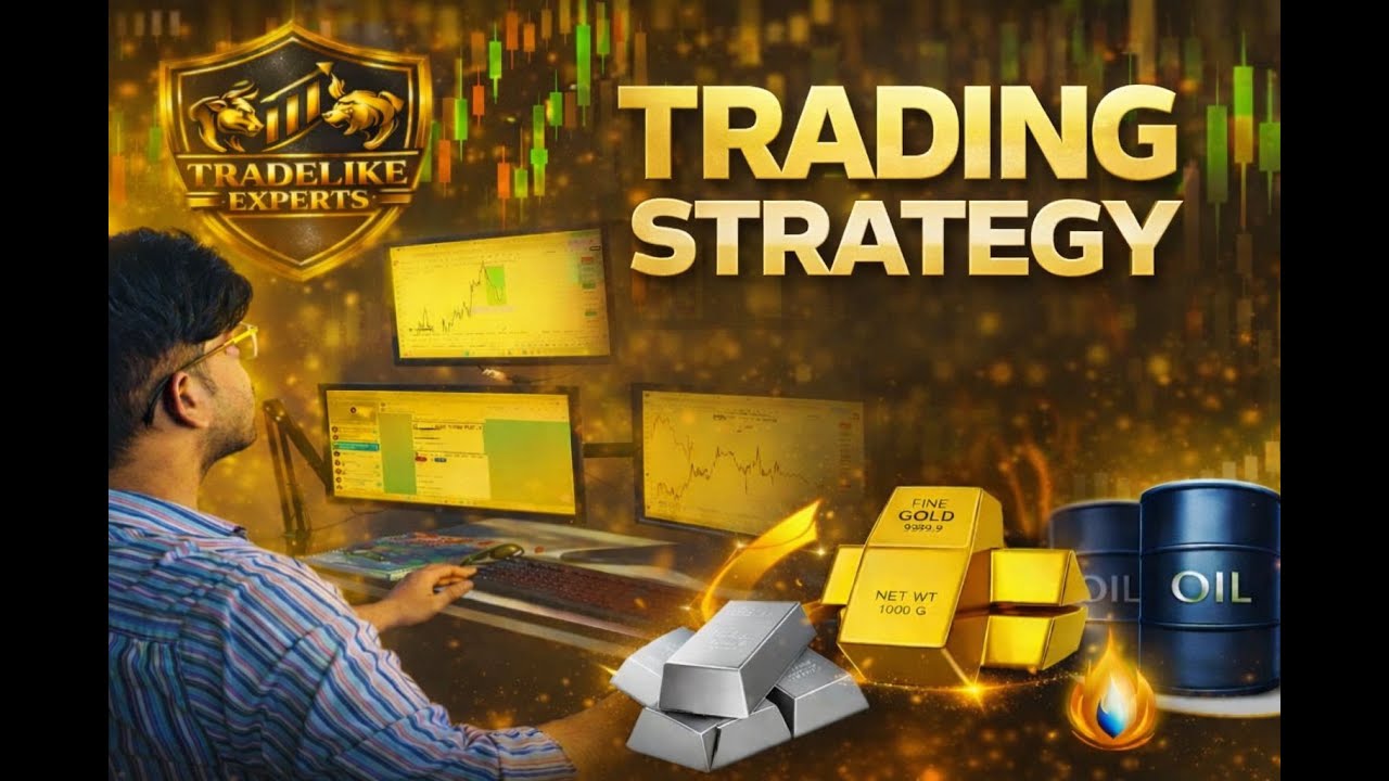 LIVE Trading Strategy 🔴 Crypto + MCX | Live Trade