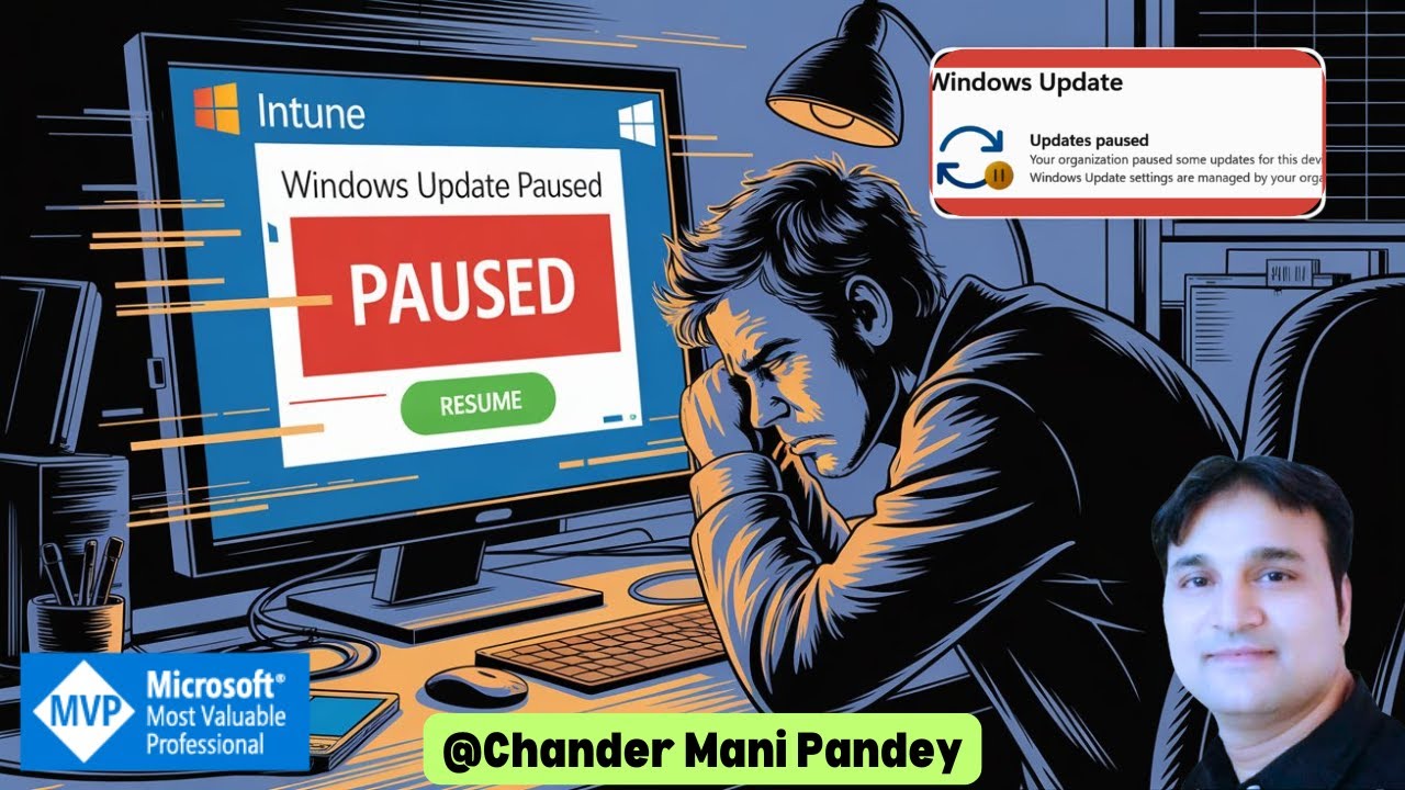 Intune Update Ring Stuck on Pause ? | How to Resume Windows Updates !