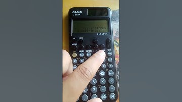 Calculate inverse matrix in CASIO fx-991cw🙏🙏🙏🙏🙏