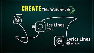 trending watermark tutorial in alight motion | #1 @STECH. 