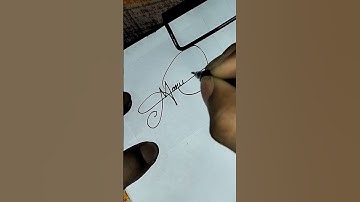 Tag Monu ❣️ #signature #ytshorts #art