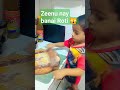 Zeenu nay roti banai  kidsytshorts shorts share subscribe shortsfeed