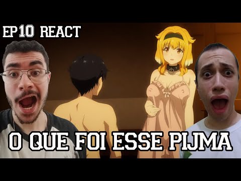 UM ISEKAI COM MUITA AÇÃO E ECCHI - Isekai Meikyuu de Harem wo Episódio 1  REACT 