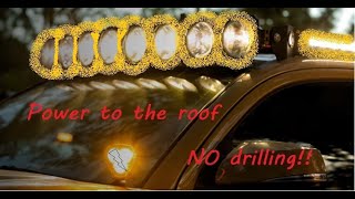 Install off-road lights on your roof rack without drilling!
