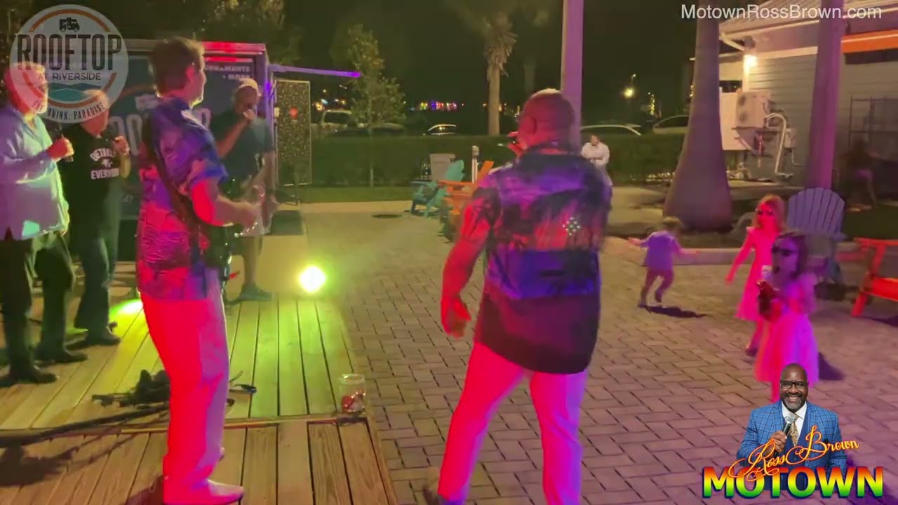 Motown Ross Brown LIVE! My Girl at the Rooftop at Riverside with Audience Members on Stage