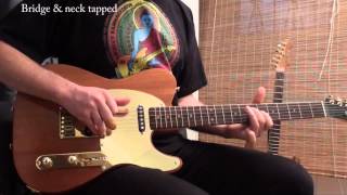 Explaining and demoing the "Walk of Life" tapped Telecaster Pickups chords