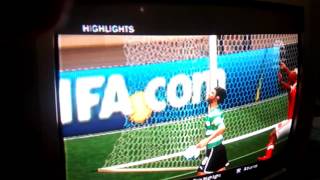 The soccer player Renato Sanches Portuguese naturalized Italian doing goals on classic of Lisbon