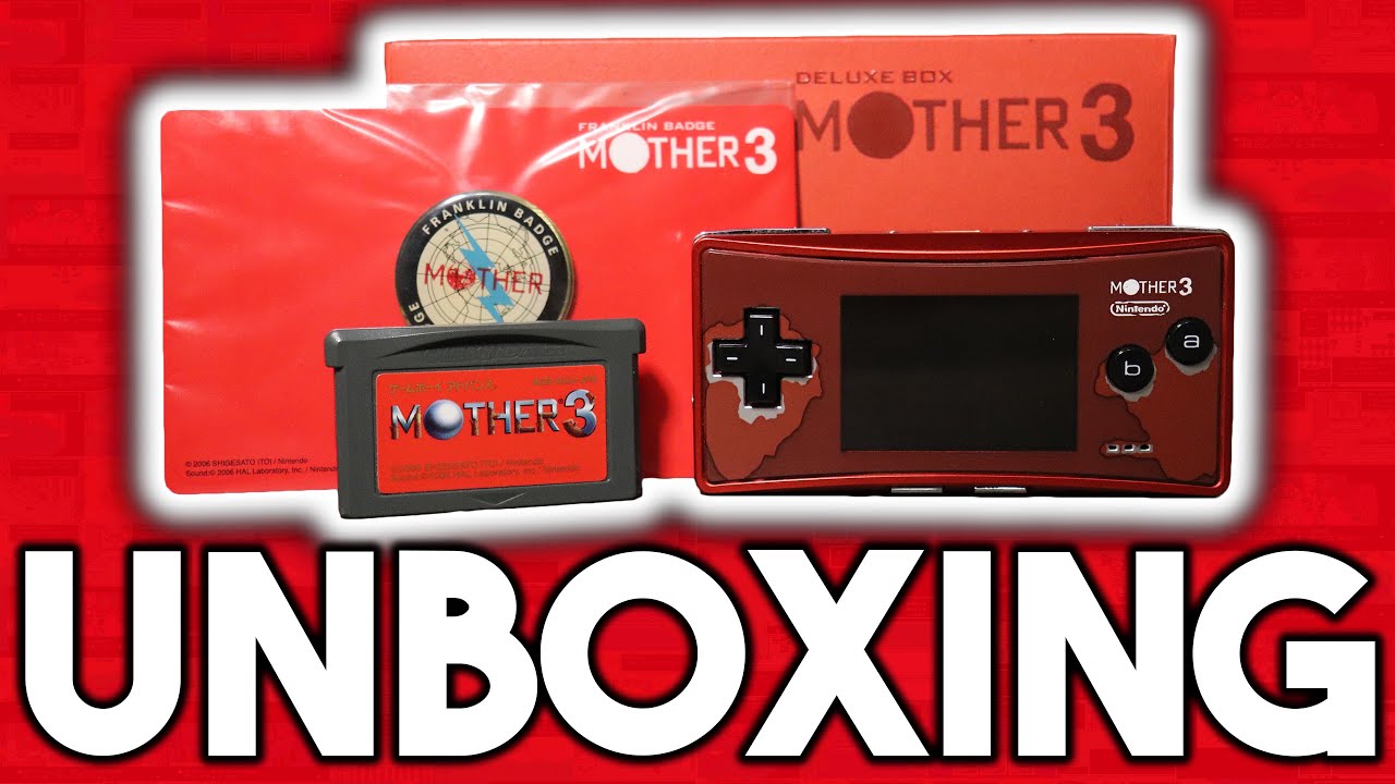 Mother 3 Deluxe Box (Gameboy Micro) Unboxing