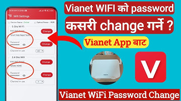 How To Change Vianet WiFi Password ? Vianet 5GHz Nokia WiFi Password From Vianet App