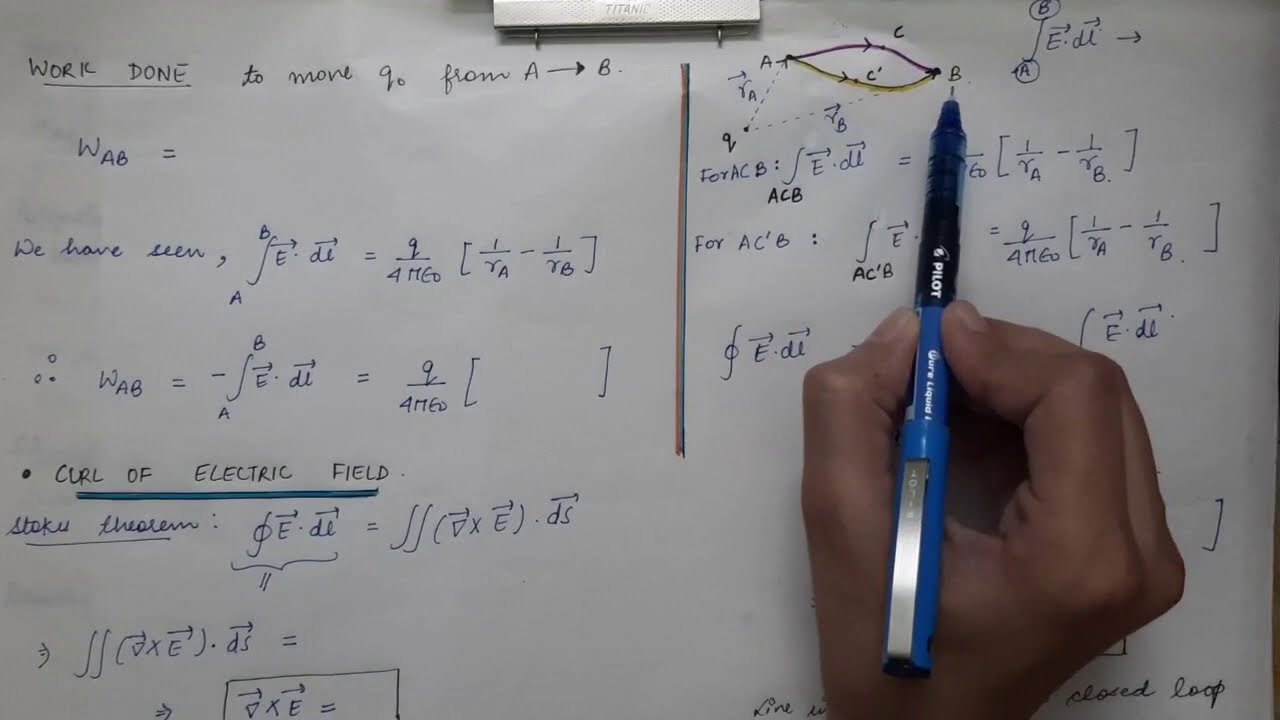 Lecture 25 | 1st Semester | Electric potential