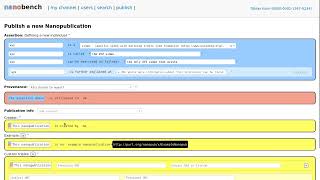Nanobench Tutorial 3: Browsing and Publishing Nanopublications