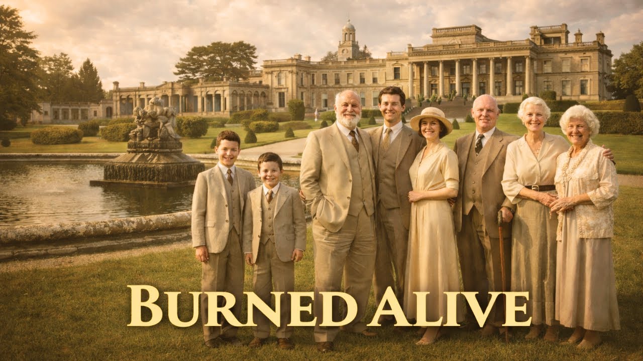 England’s $500,000,000 Mega Mansion  Burned To The Ground