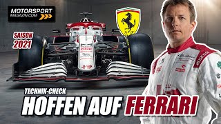 Alfa Romeo: Nur Ferrari kann helfen! | Formel 1 Technik-Check 2021