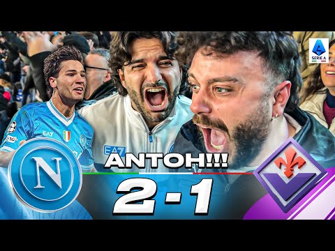⭐️ ANTOH!!! NAPOLI 2-1 FIORENTINA | LIVE NAPLES REACTION AT MARADONA HD