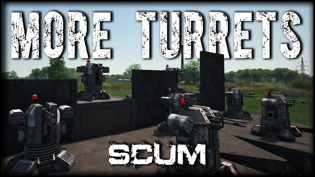 Scum Large Storage Rack SCUM 0.96 | How to increase TURRETS, WEAPON RACKS, WELLS and GARDENS ...