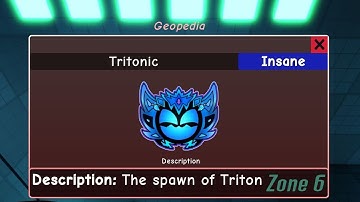 How to get TRITONIC in FIND THE GEOMETRY DASH Difficulties Roblox Zone 6