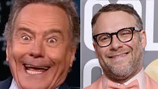 “I think he thought I was Drew Barrymore” Bryan Cranston on finding Seth Rogan high at Golden Globes