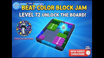 Color Block Jam Level 72 Walkthrough (Beat the TIMER)