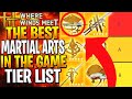 RANKING BEST MARTIAL ARTS! Where Winds Meet Tier List (NEW META)