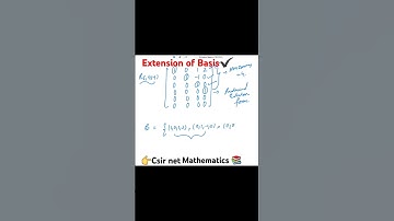Basis and Dimension of Vector Space #linearalgebra #vectorspaces #csirnetmathematics #trending